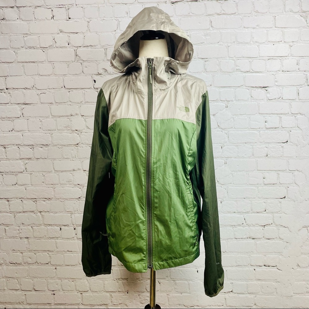 The North Face Green and Beige Utility Jacket
